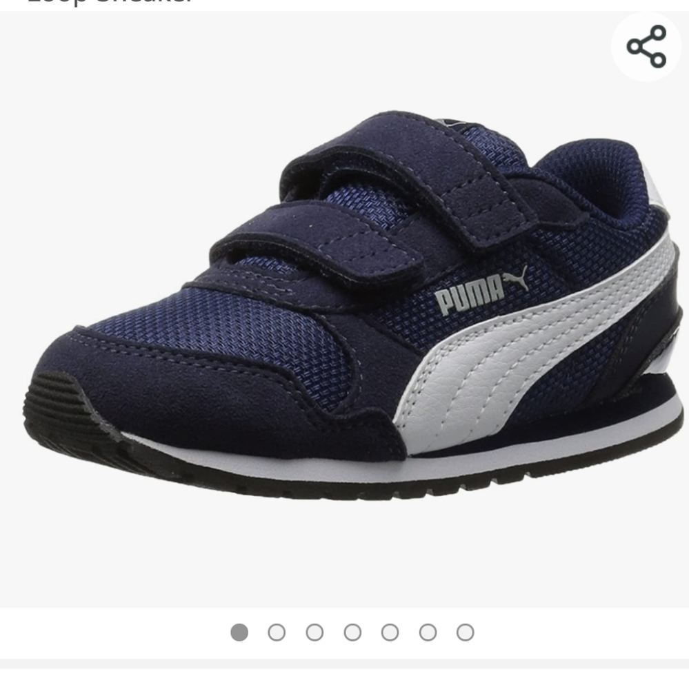 Barely used toddler puma st runner v2 mesh shoes sz 4